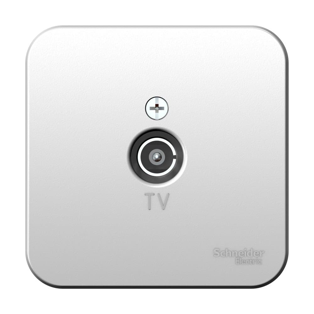 Systeme Electric Blanca наруж Алюминий Розетка TV, изолир. пластина