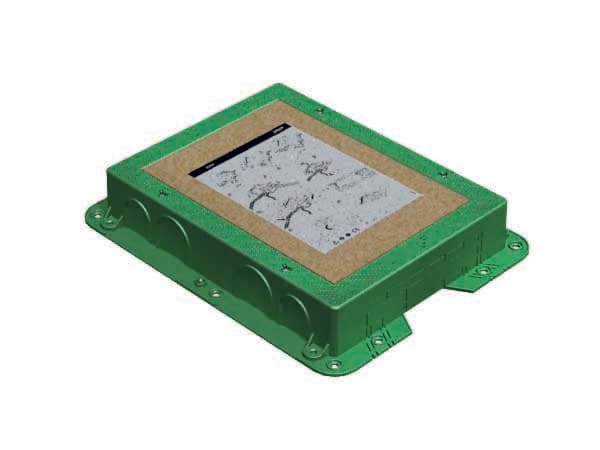 Simon Connect Коробка для монтажа в бетон люков SF200-1, KF200-1, 52050202-035, h - 54-89,5мм, 343х272мм, пл G201