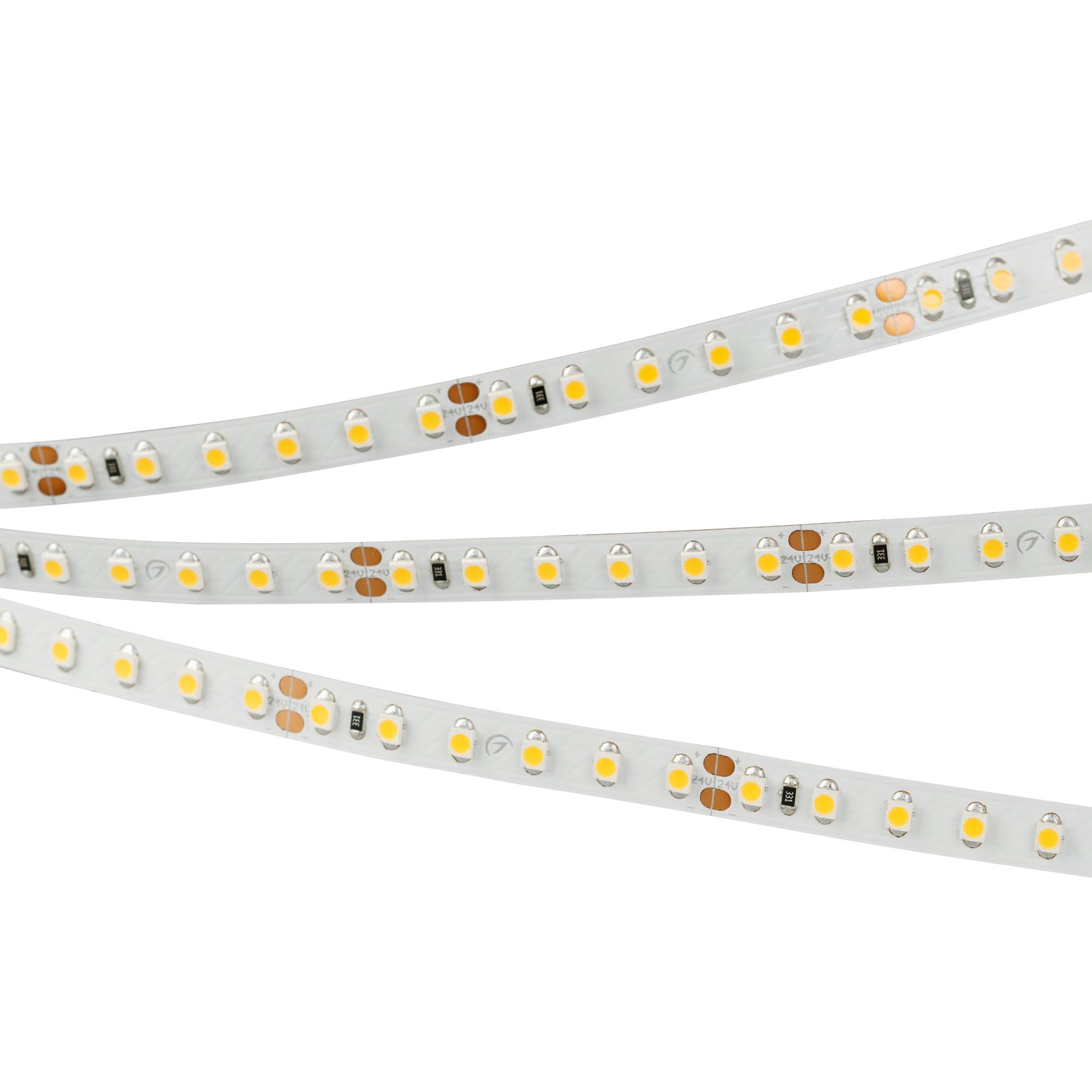 Arlight Светодиодная лента RT 2-5000 24V Warm2700 2x (3528, 600 LED, LUX) (9.6 Вт/м, IP20) 010346(B)