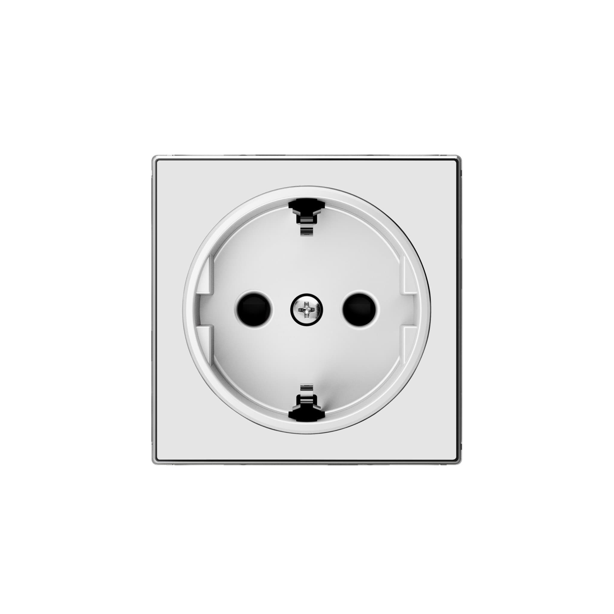 ABB SKY Альпийский белый Накладка для розетки SCHUKO 2CLA858800A1101