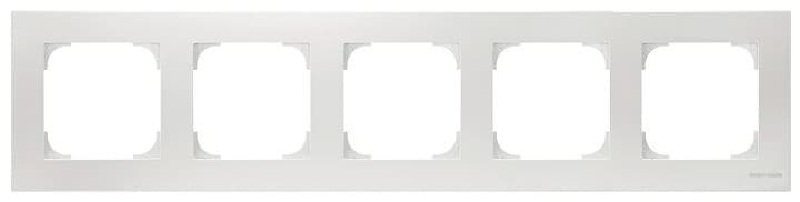 ABB SKY Альпийский белый Рамка 5-постовая 2CLA857500A1101