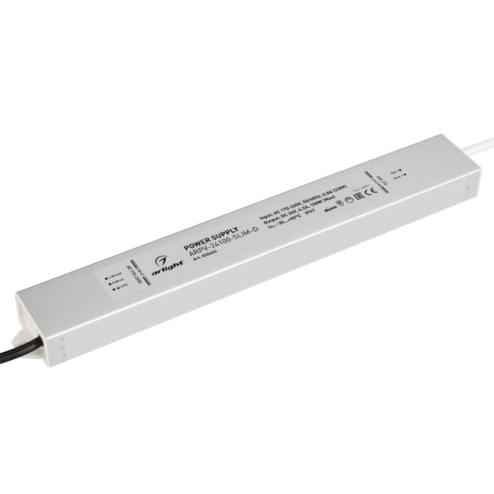 Arlight Блок питания ARPV-24100-SLIM-D (24V, 4.2A, 100W) (IP67 Металл, 3 года) 026664