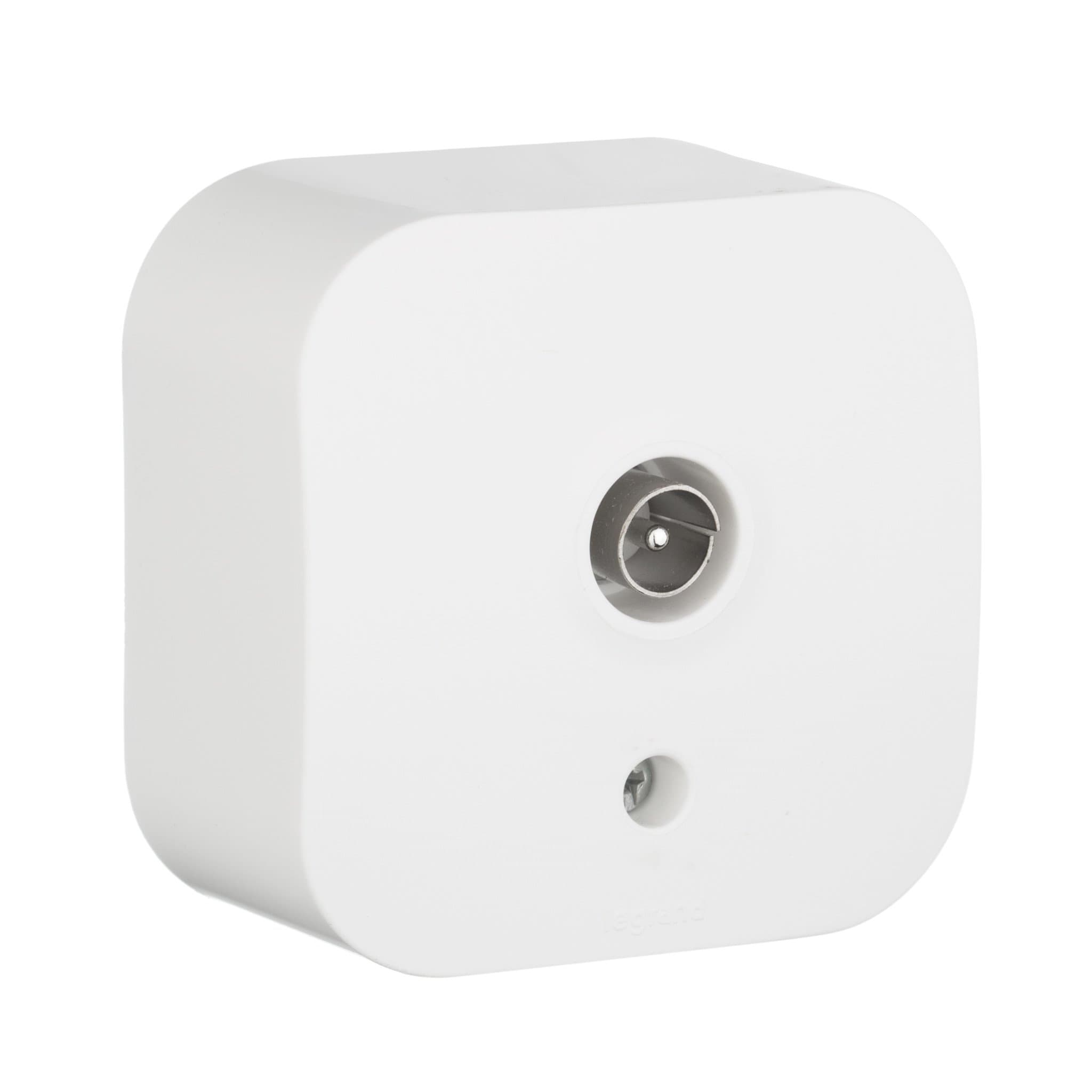 Legrand Quteo Белый Розетка TV 782215