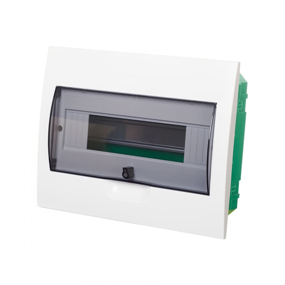 Systeme Electric EASY 9 Корпус встраиваемый с прозрачной дверью 1ряд/12мод, IP40, IK07, 63А, 2 клеммы