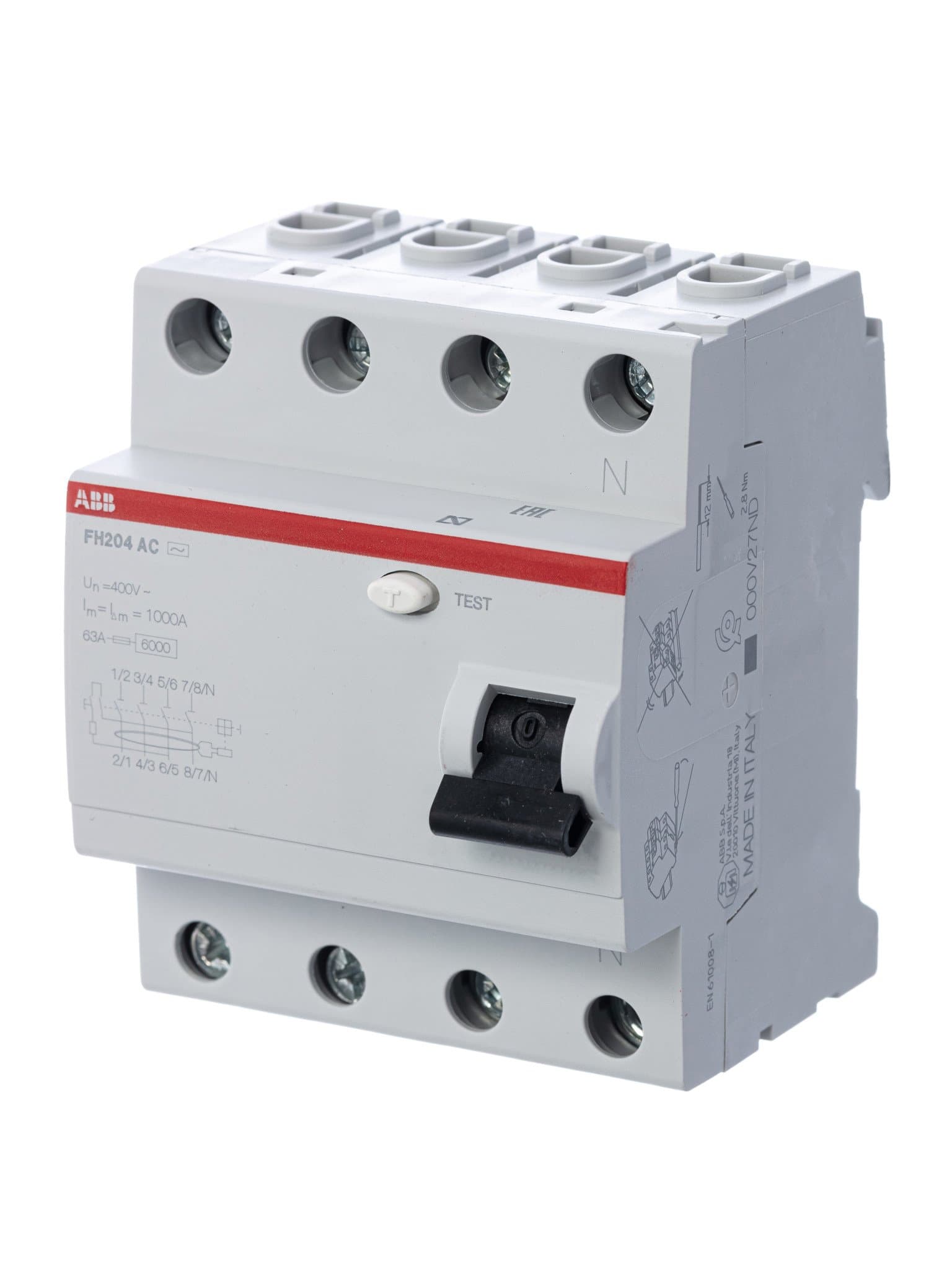 ABB FH204AC УЗО 4P 40A 30mA (AC) 2CSF204004R1400