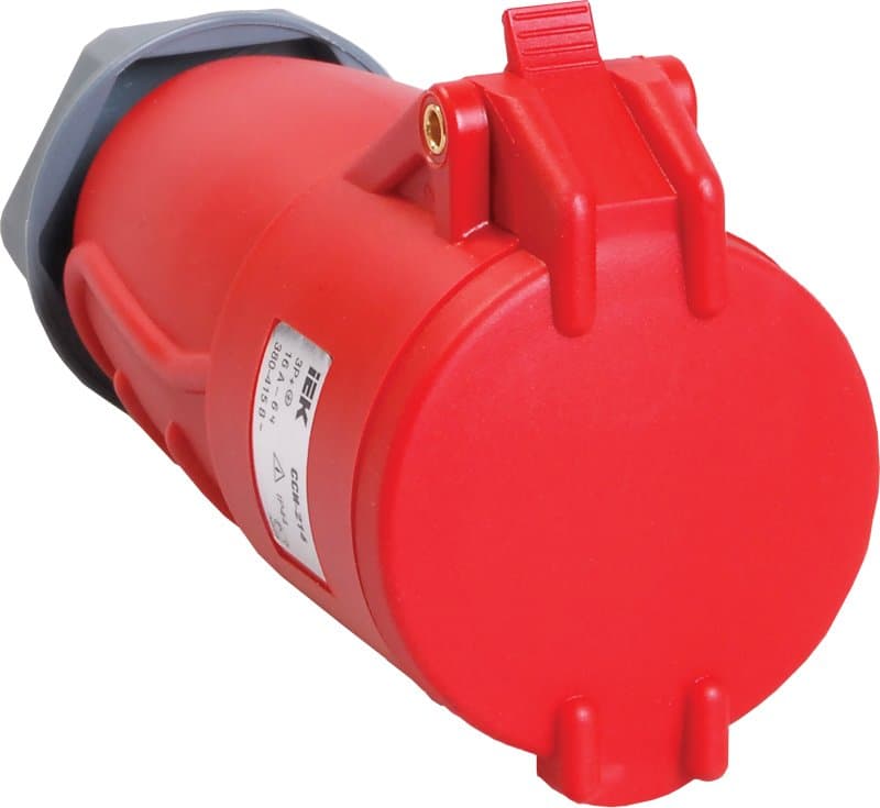 IEK Розетка переносная ССИ-215 16А-6ч/200/346-240/415В 3Р+РЕ+N IP44 MAGNUM
