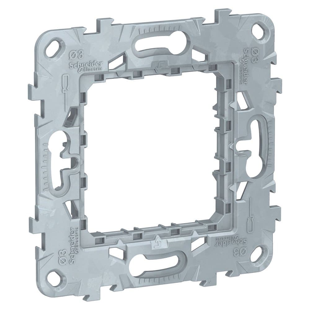 SE Unica Modular Суппорт Zamak 2 модуля NU7002
