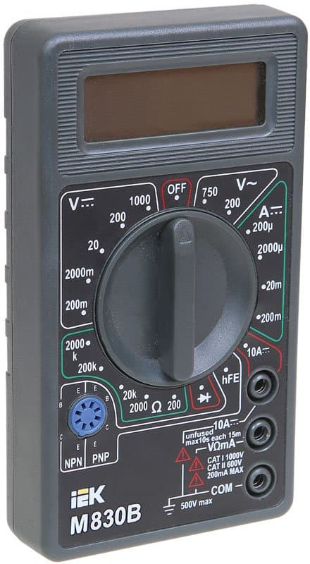 IEK Мультиметр цифровой Universal M830B