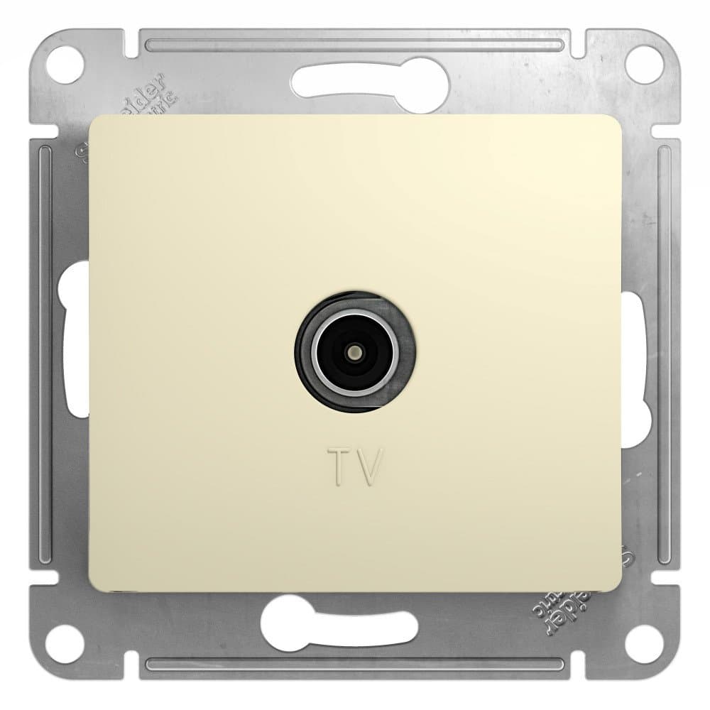 Systeme Electric Glossa Беж Розетка TV коннектор