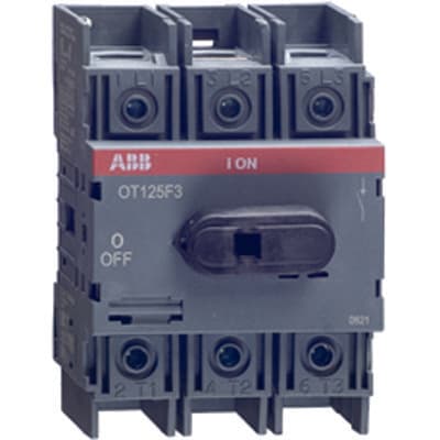 ABB OT125F3 Выключатель-разъединитель 3Р 125А 1SCA105033R1001