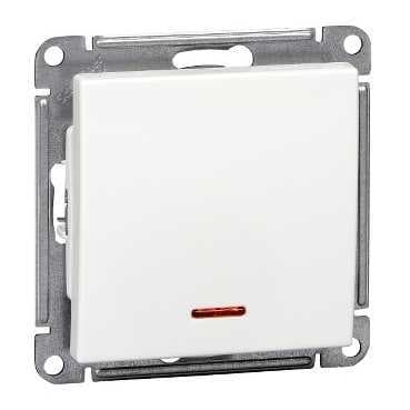 Systeme Electric Wessen 59 Бел Выключатель 1-клавишный 10АХ с подсветкой