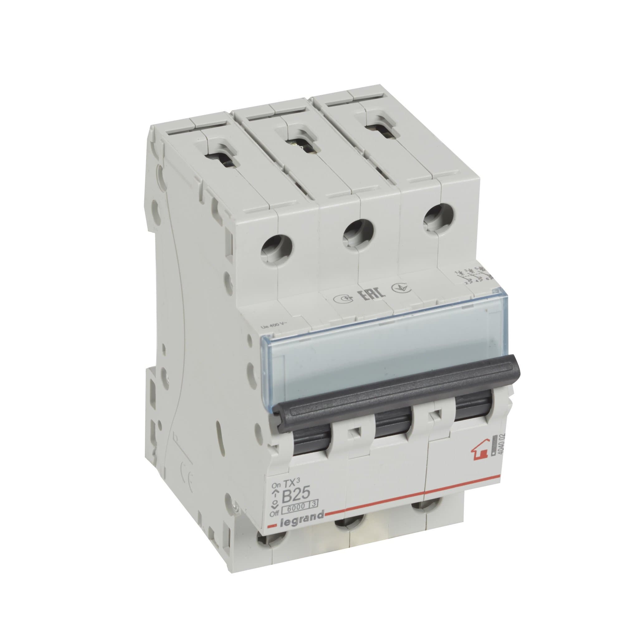 Legrand TX3 Автоматический выключатель 3P 25A (B) 6000 404002