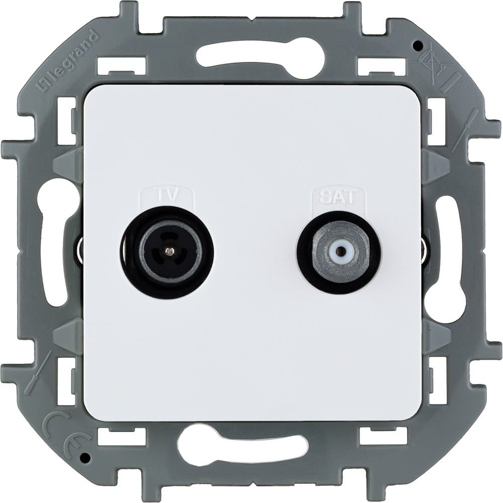 Legrand INSPIRIA Белый Розетка TV/SAT "звезда" 673880