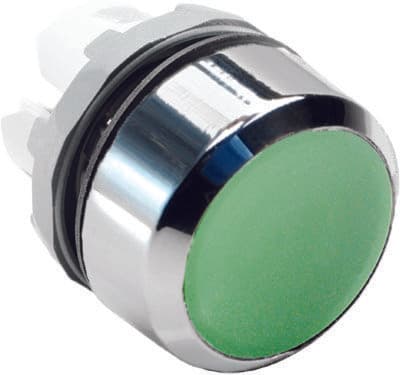 ABB MP1-20G Кнопка зеленая без подсветки без фикс. (корпус) 1SFA611100R2002