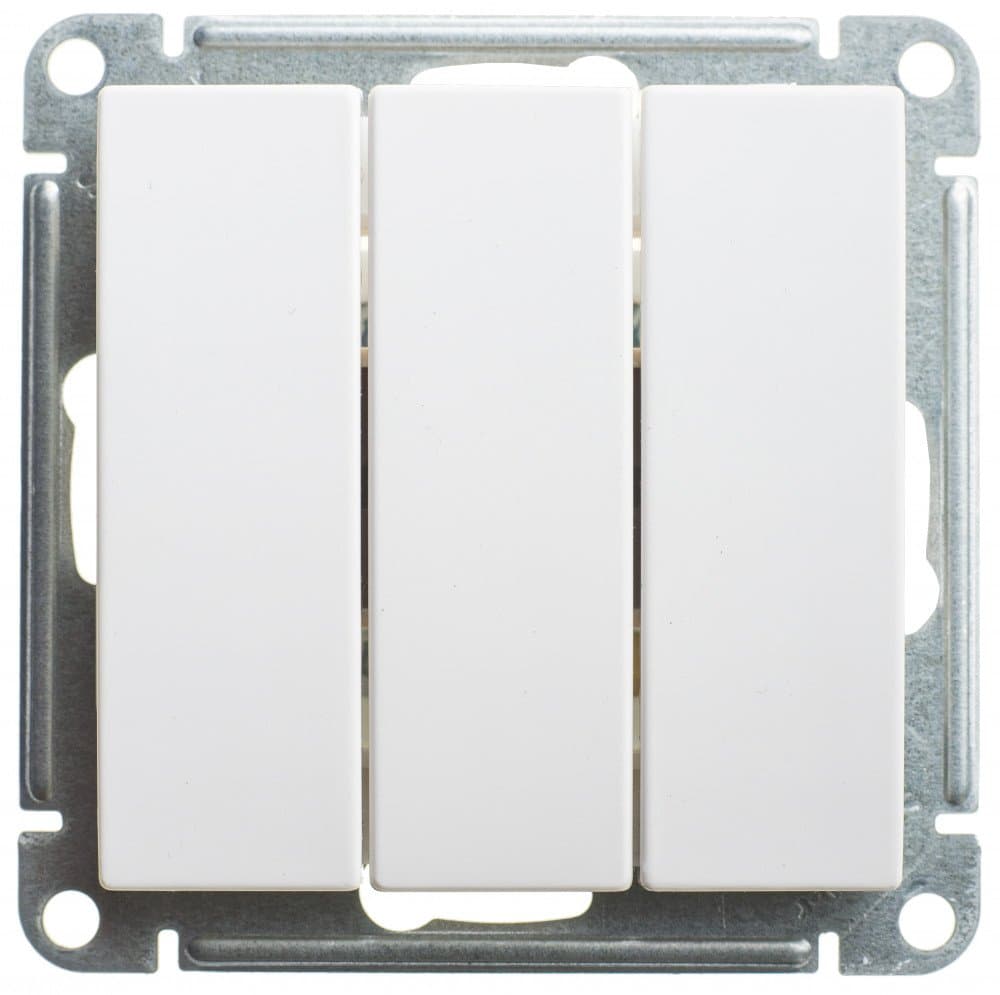 Systeme Electric Wessen 59 Бел Выключатель 3-клавишный 10АХ