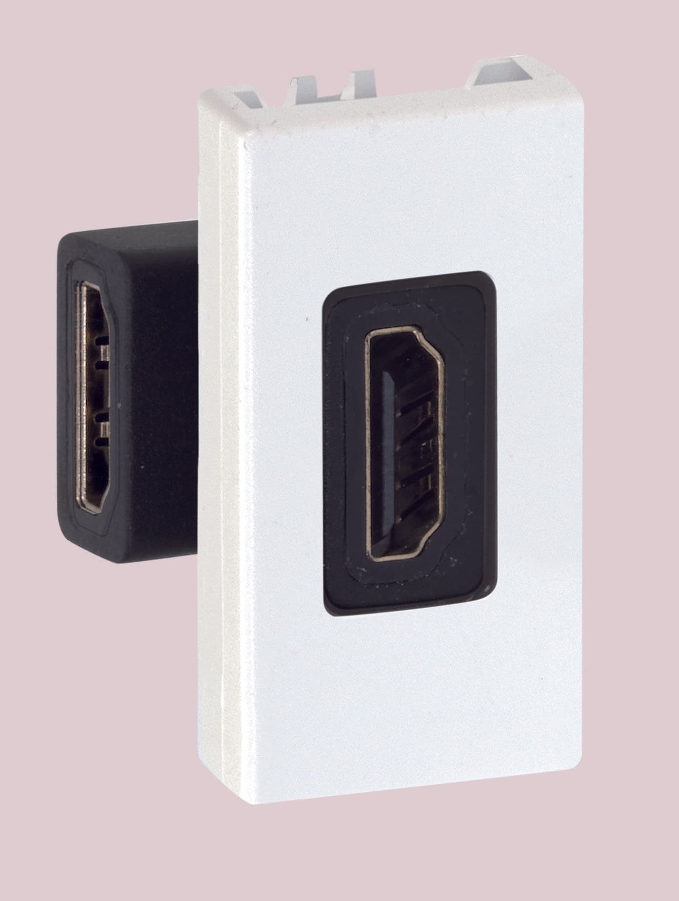 Simon Connect Белый Разъём HDMI, 22,5х45мм, (мама-мама) K129B-9
