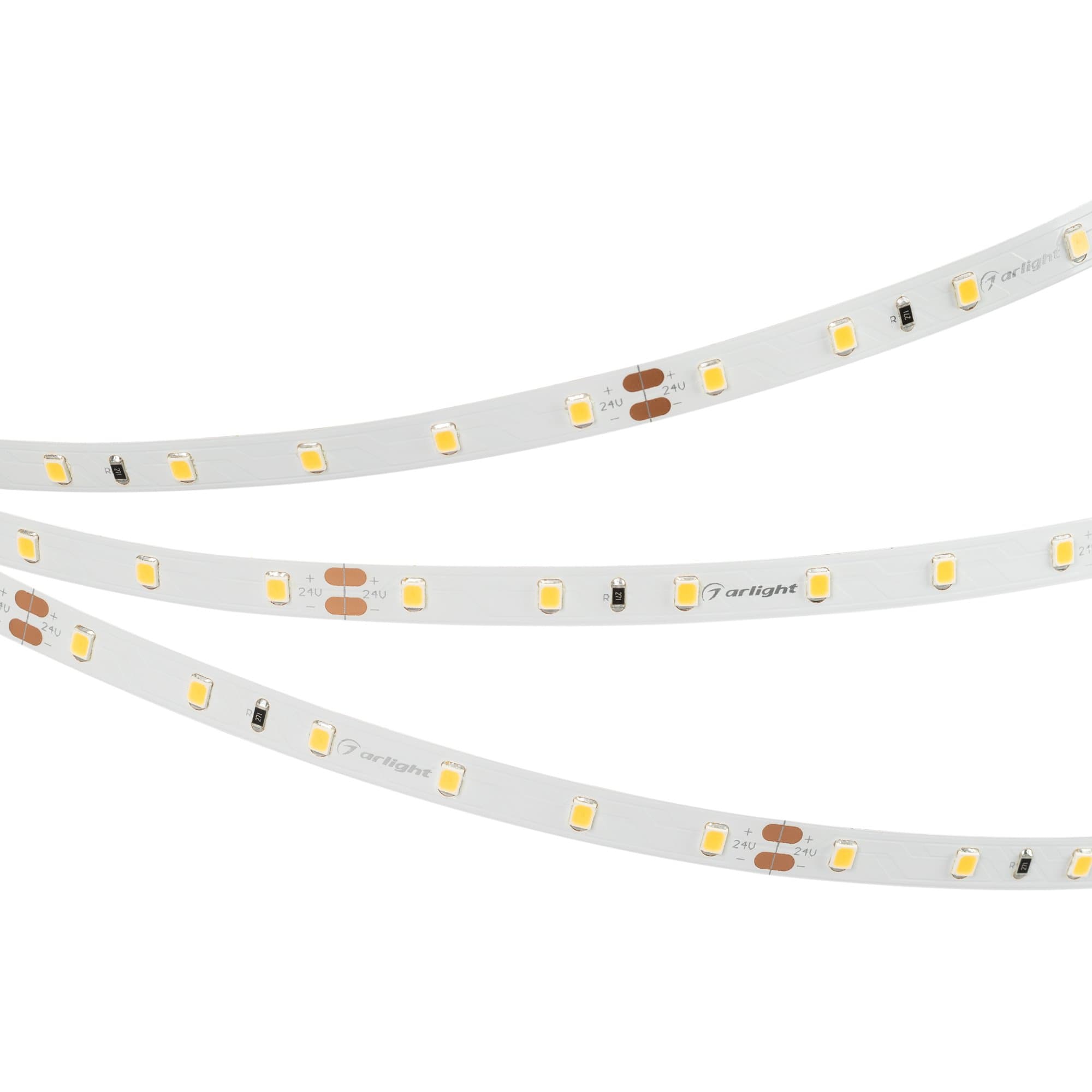 Arlight Лента RT-A60-8mm 24V Day5000 CRI98 (4.8 W/m, IP20, 2835, 5m) (4.8 Вт/м, IP20) 021412(2)