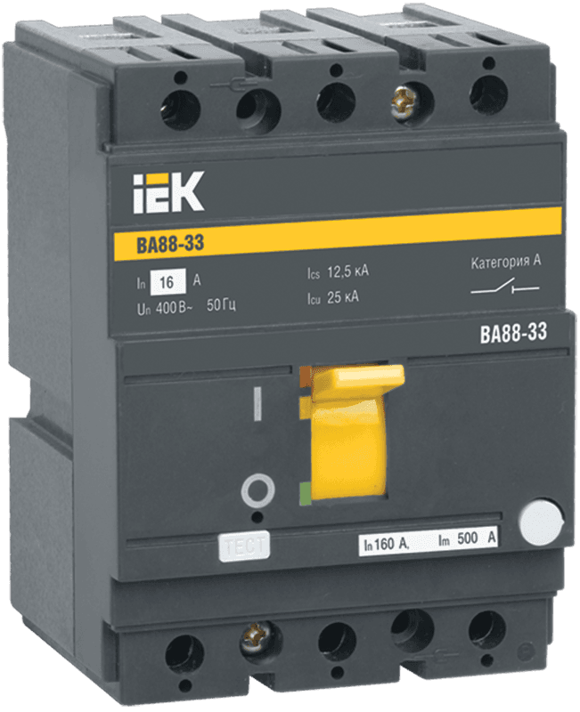 IEK ВА88-33 Автоматический выключатель 3Р 125А 35кА SVA20-3-0125-R