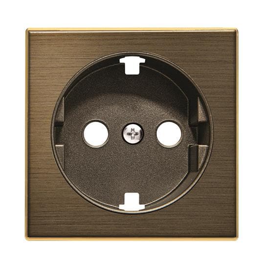 ABB SKY Античная латунь Накладка для розетки Schuko с плоской поверхностью 2CLA858890A1201
