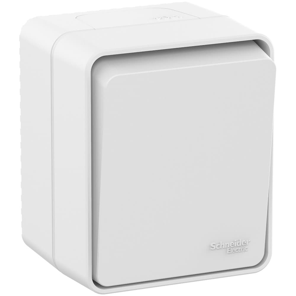 Systeme Electric AtlasDesign Profi54 Наруж Белый Выключатель 1-клавишный 10 АХ IP54