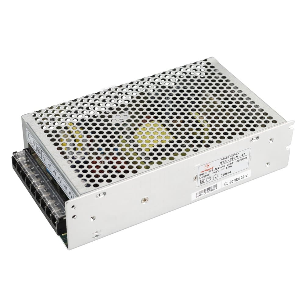 Arlight Блок питания HTS-250M-48 (48V, 5.2A, 250W) (IP20 Сетка, 3 года) 020674
