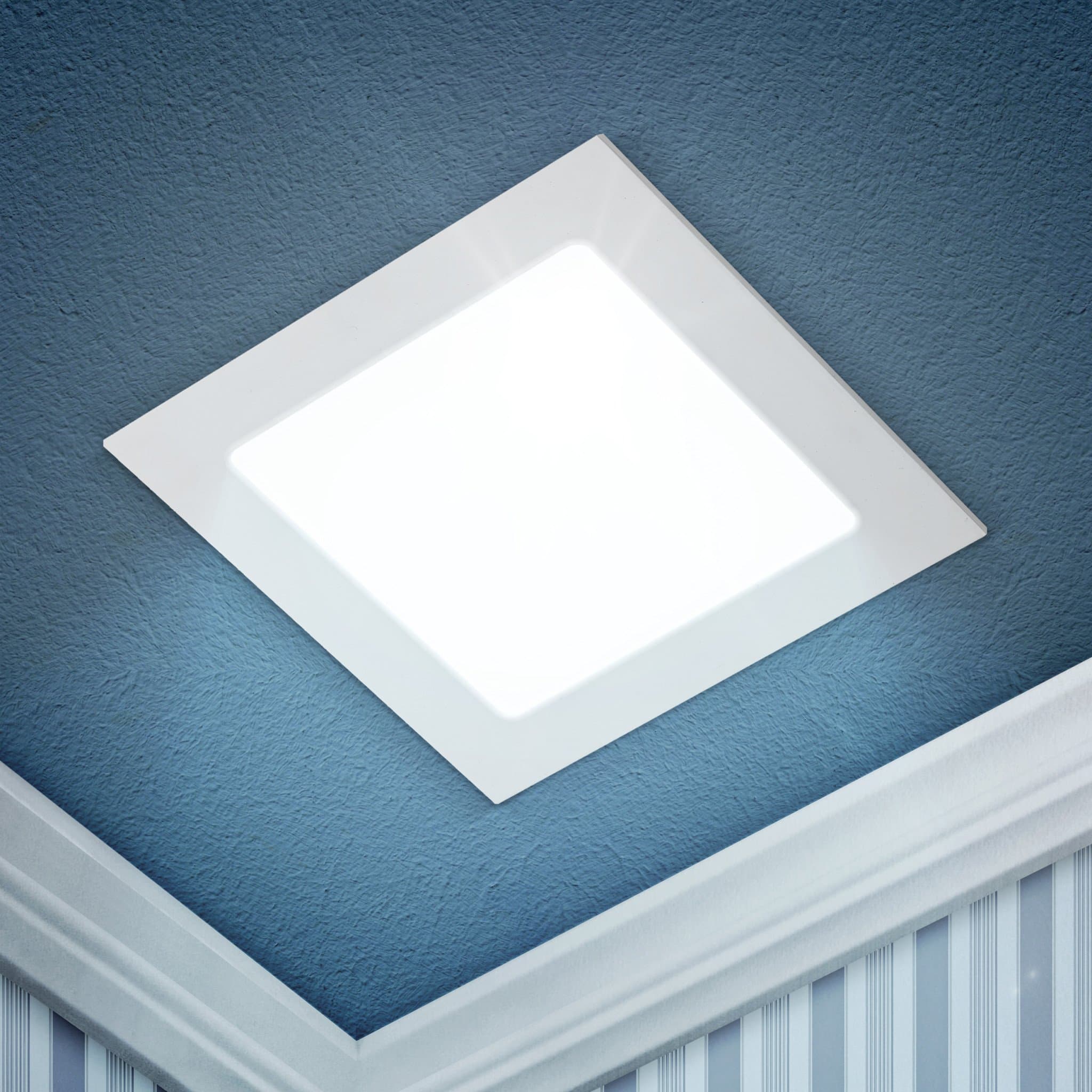 ЭРА LED 2-24-6K Светильник светодиодный квадратный LED 24W 220V 6500K