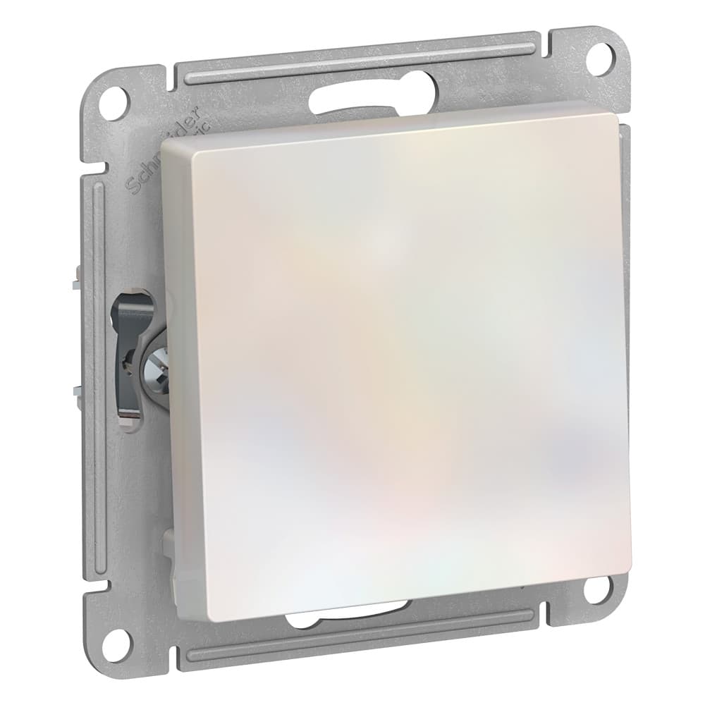 Systeme Electric AtlasDesign Жемчуг Кнопка нажимная сх.1, 10АХ, механизм