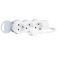 Legrand Стандарт Бело-серый Удлинитель 3x2К+З, кабель 5м, возможно крепление к стене 695003