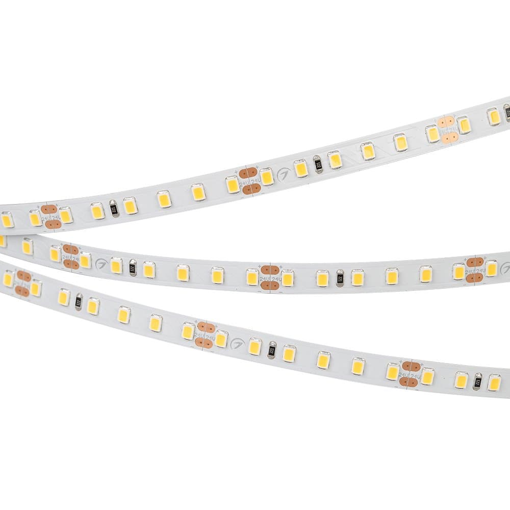 Arlight Светодиодная лента RT-A120-8mm 24V Warm3000 (14.4 W/m, IP20, 2835, 5m) (Открытый) 020393(2)