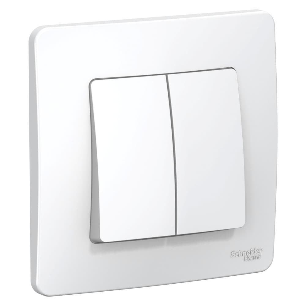 Systeme Electric Blanca внутр Бел Выключатель 2-клавишный, 6А, 250В