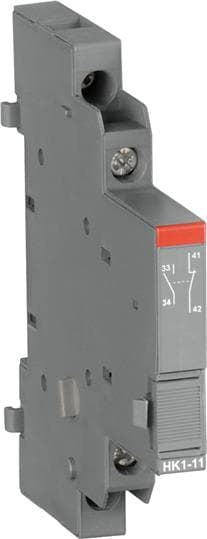 ABB Контакты дополнительные HK1-11 (1НО+1НЗ) боковые для автоматических выключателей MS116, MS132, MS132-T, MO132, MS165, MO165 1SAM201902R1001