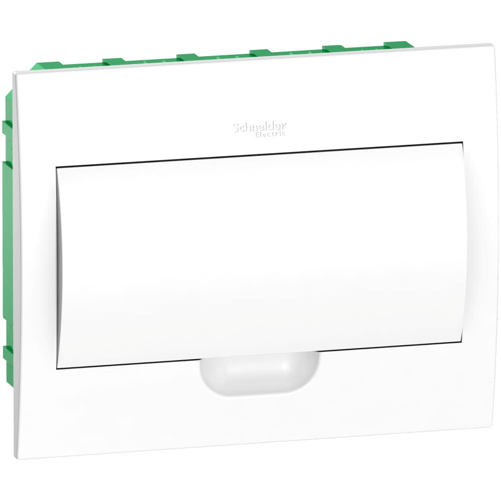 Systeme Electric EASY 9 Корпус встраиваемый с белой дверью 1ряд/12мод, IP40, IK07, 63А, 2 клеммы