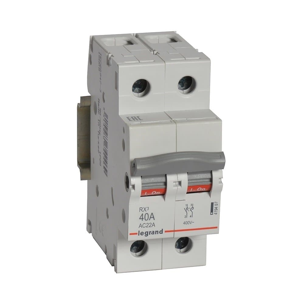 Legrand RX3 Рубильник 2P 40А 419407