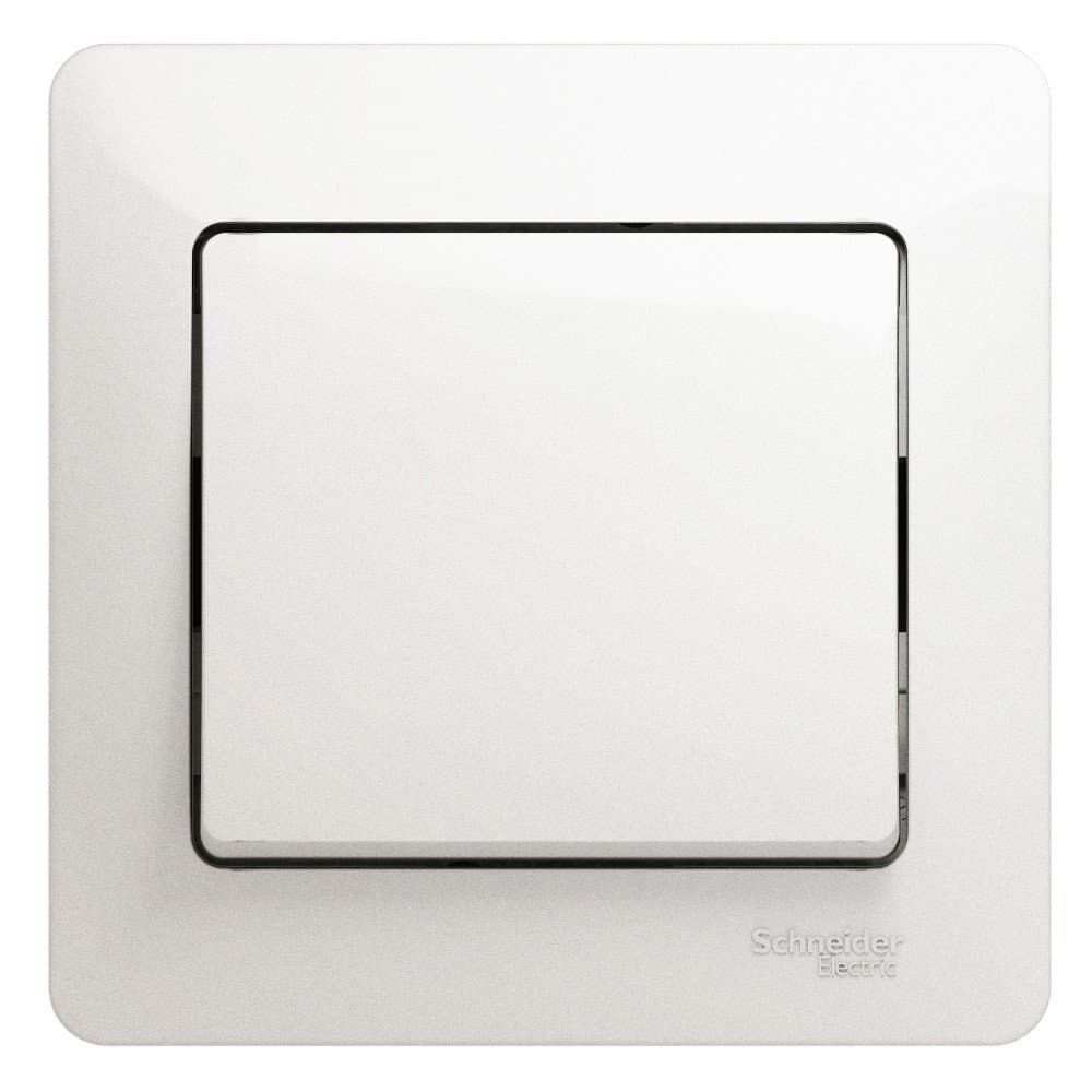Systeme Electric Glossa Перламутр Выключатель 1-клавишный, сх.1, 10АХ (в сборе)