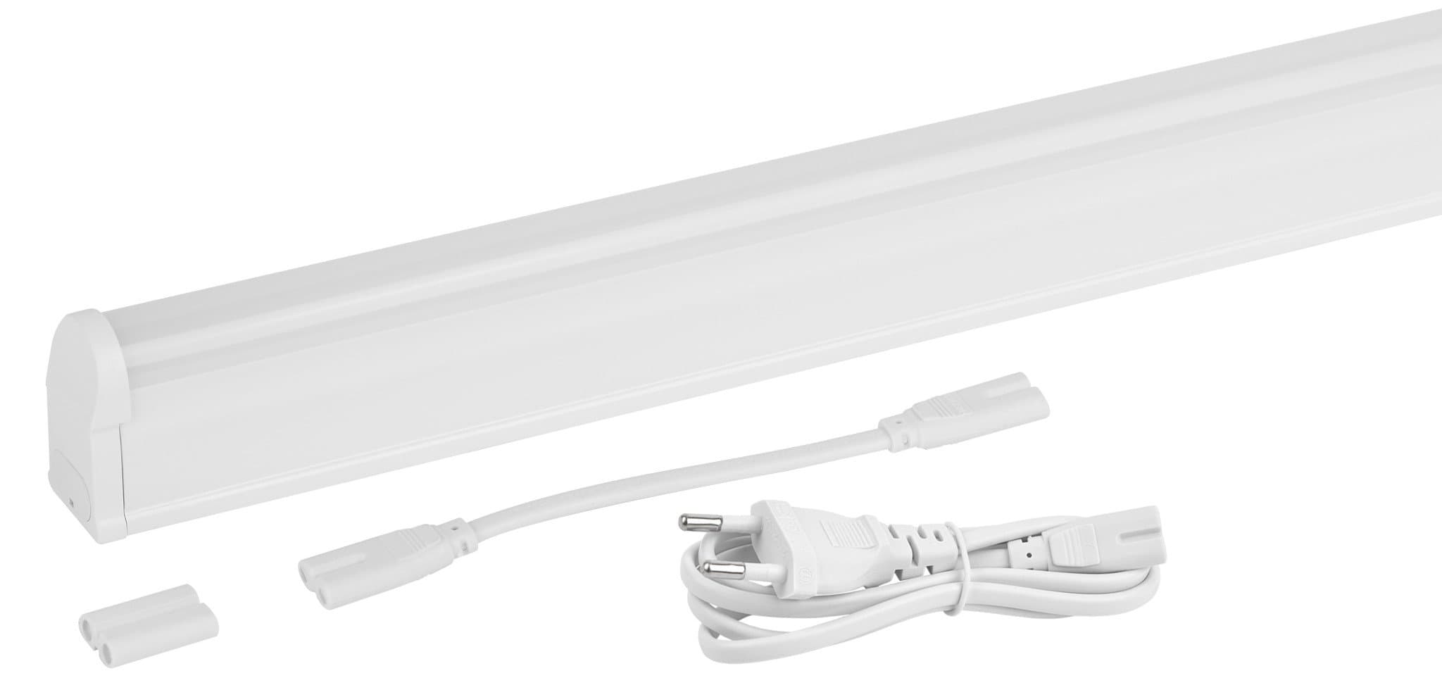 ЭРА LLED-01-14W-4000-W Линейный светодиодный светильник с выключателем 14Вт 4000К L1022мм