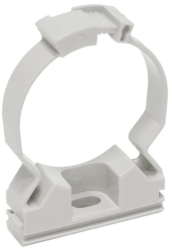 IEK ELASTA Хомутный держатель серый CFC32