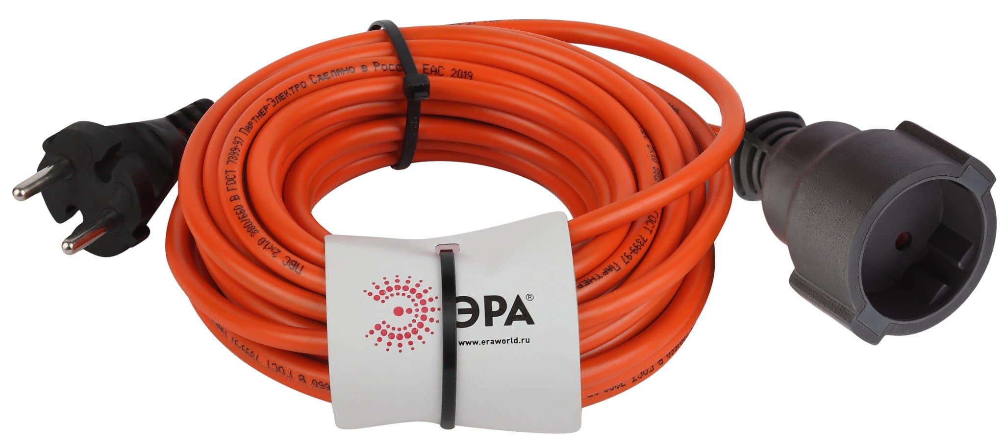 ЭРА UPx-1-2x1-10m-IP44 Удлинитель силовой в бухте б/з 10м 1 гн ПВС 2х1