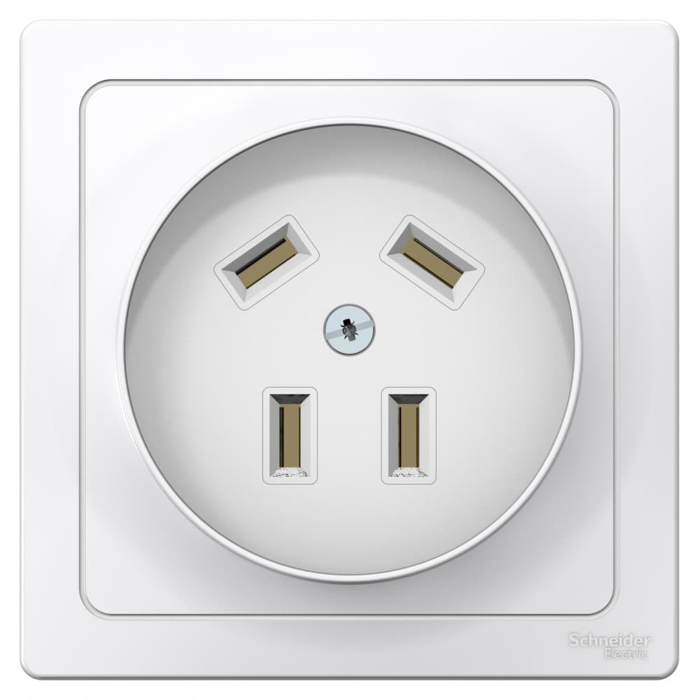 Systeme Electric Blanca внутр Бел Розетка силовая 3Р+N, 32А, 400В