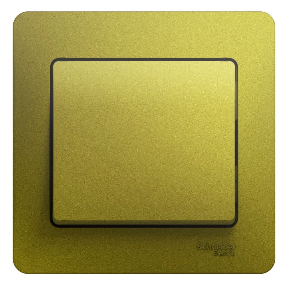 Systeme Electric Glossa Фисташковый Выключатель 1-клавишный сх.1, 10AX (в сборе)