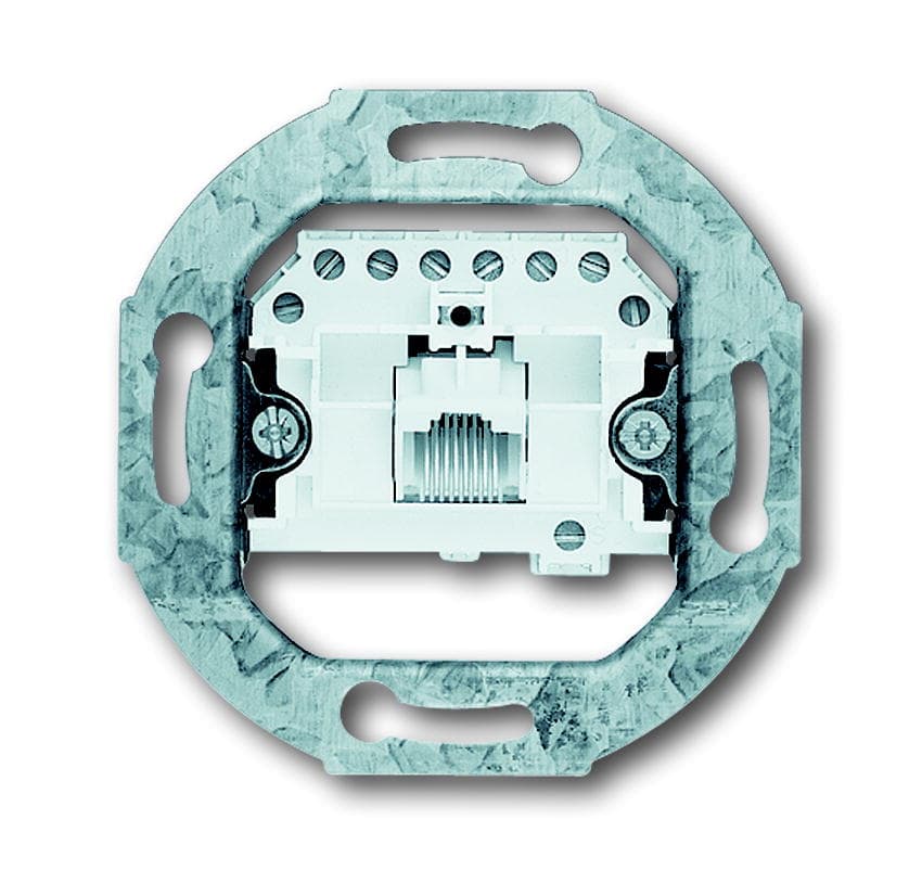 ABB BJE Мех Розетка ТЛФ 1-ая (8-пол) наклонная 2CKA000230A0378