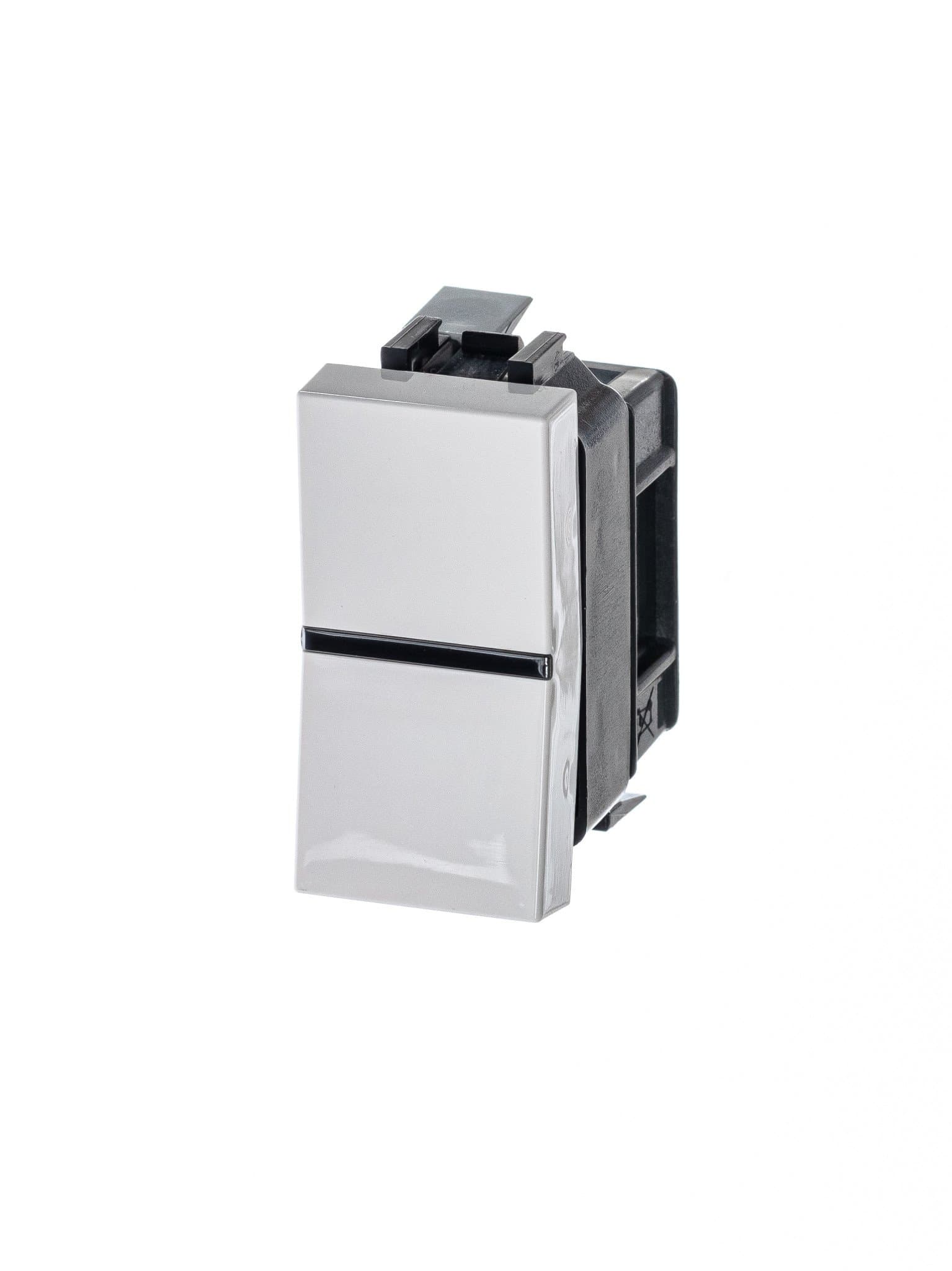 ABB NIE Zenit Бел Переключатель 1-клавишный 1 мод 2CLA210200N1101