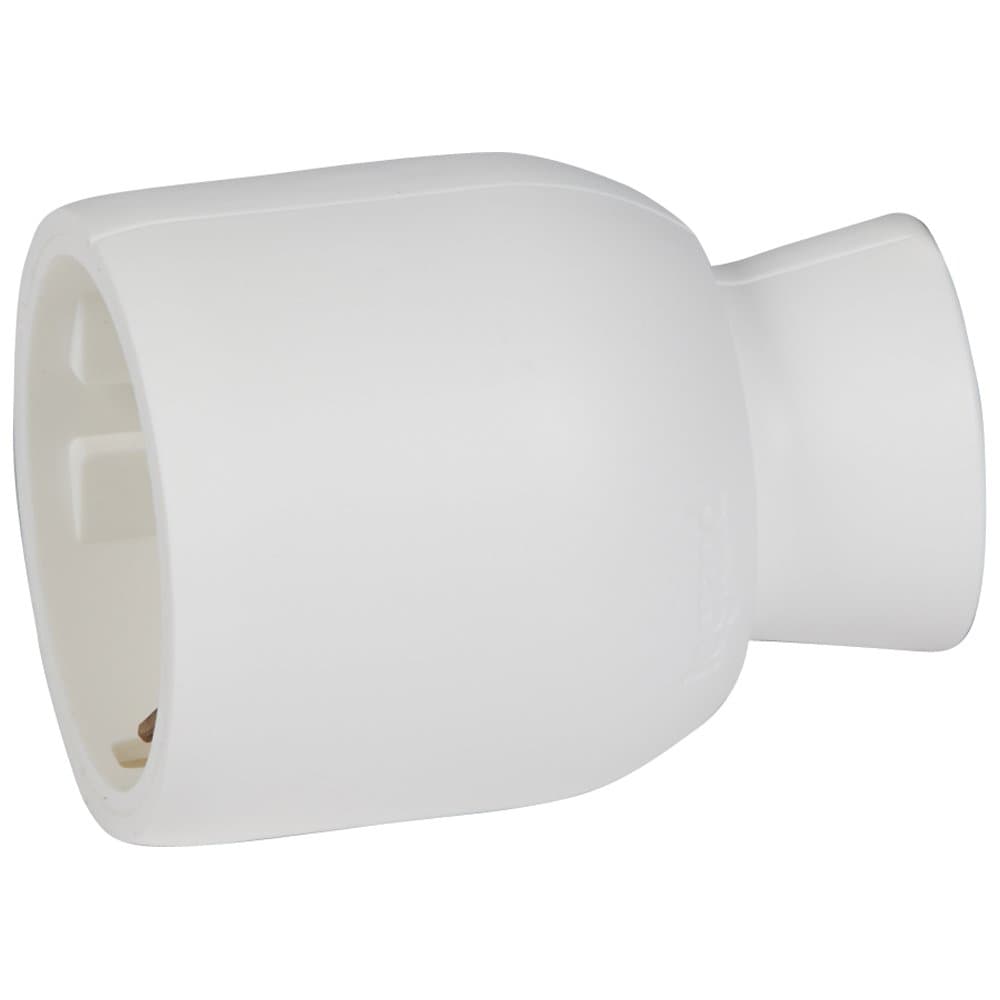 Legrand Элиум Белый Розетка 2Р+Е, 16А, прямой ввод, пластик 050189