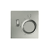 JUNG LS 990 Edelstahl Накладка регулятора теплого пола(мех.FTR231U) ESFTR231PL