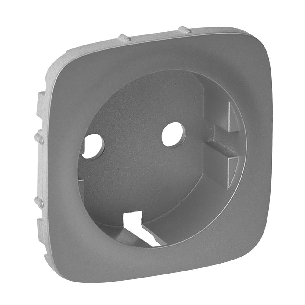 Legrand Valena ALLURE Алюм Накладка розетки с/з 755207