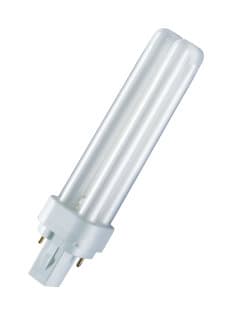Osram Лампа люминесцентная компактная Dulux D 26W/830 тепл. белый G24d-3 4050300025711