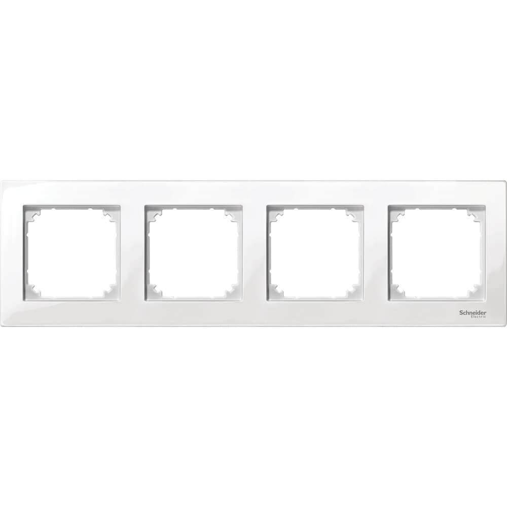 SE Merten SM M-Plan Бел глянец Рамка 4-ая MTN515419