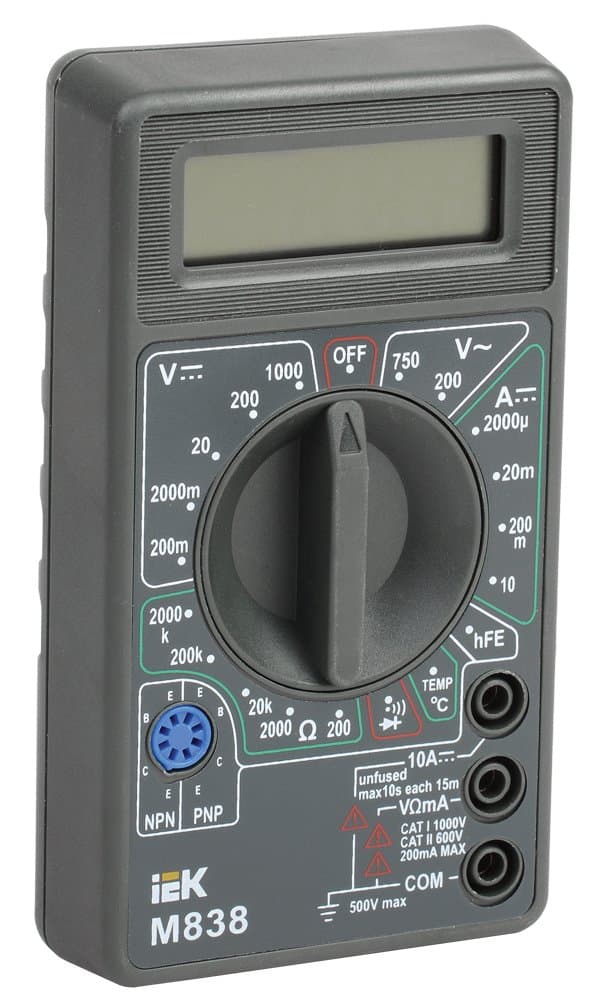 IEK Мультиметр цифровой Universal M838