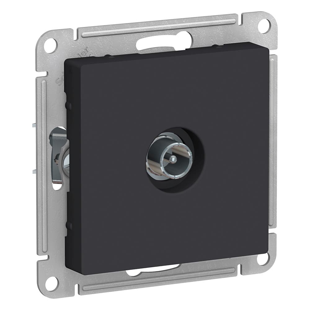 Systeme Electric AtlasDesign Карбон Розетка TV оконечная 1DB, механизм