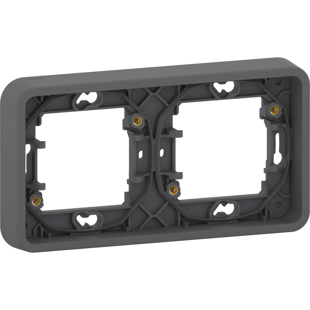 SE Mureva Styl Антрацит Рамка 2-ая, горизонтальная, IP55 MUR34101