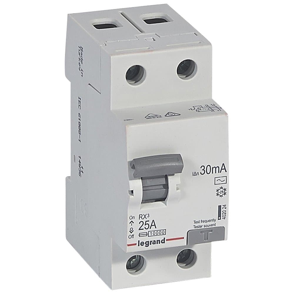 Legrand RX3 УЗО 2P 30мА 25А (AC) 402024